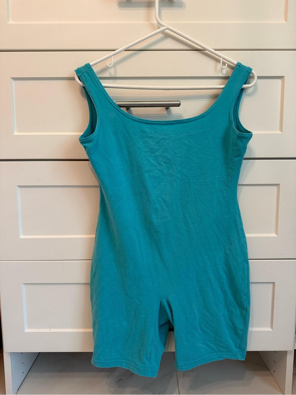 Jacques Moret Teal Sleeveless XL One-Piece